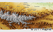 Physical 3D Map of Taṟnāw