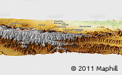 Physical Panoramic Map of Kūchīān