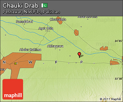Physical Map of Chauki Drab