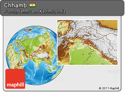 Physical Location Map of Chhamb