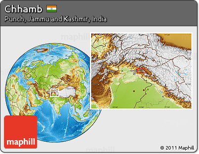 Physical Location Map of Chhamb