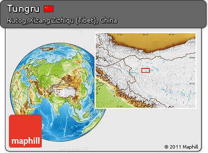 Physical Location Map of Tungru