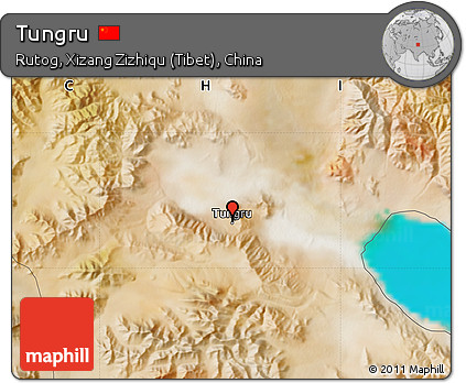 Satellite Map of Tungru