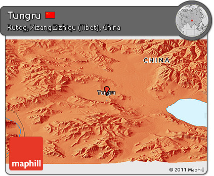 Political Panoramic Map of Tungru
