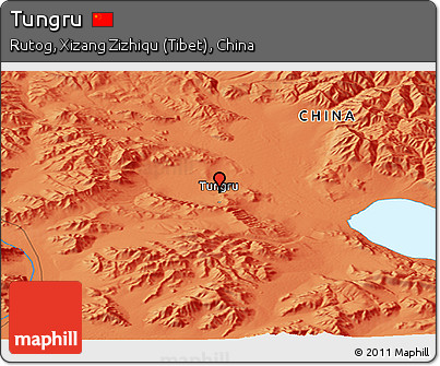 Political Panoramic Map of Tungru