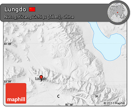 Physical Map of Lungdo