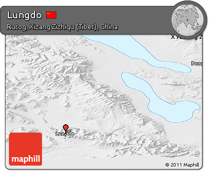 Physical Panoramic Map of Lungdo