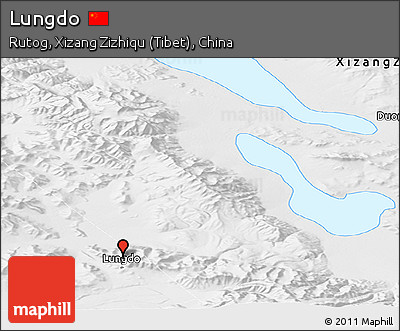 Physical Panoramic Map of Lungdo