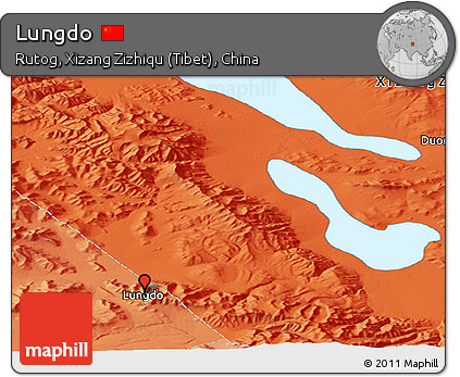 Political Panoramic Map of Lungdo