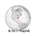 Outline Map of the Area around 34° 0' 57" N, 82° 22' 30" W, rectangular outline