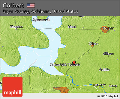 Physical 3D Map of Colbert