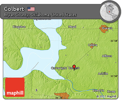 Physical Map of Colbert