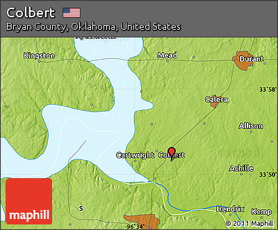 Physical Map of Colbert