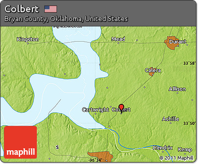 Physical Map of Colbert