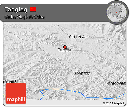 Physical Panoramic Map of Tanglag