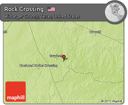 Physical 3D Map of Rock Crossing