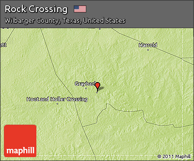 Physical 3D Map of Rock Crossing