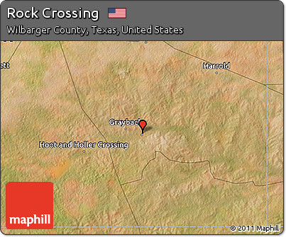 Satellite 3D Map of Rock Crossing