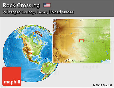 Physical Location Map of Rock Crossing