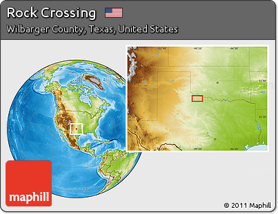 Physical Location Map of Rock Crossing