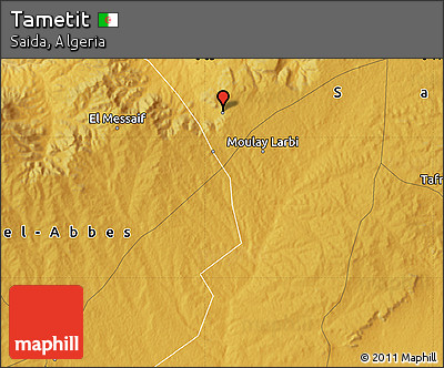 Physical Map of Tametit