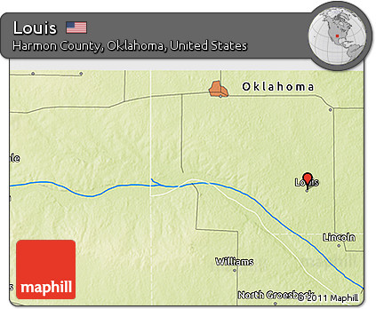 Physical 3D Map of Louis