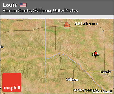 Satellite 3D Map of Louis