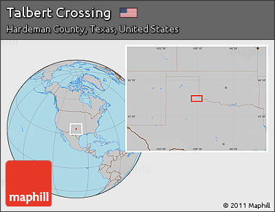 Gray Location Map of Talbert Crossing
