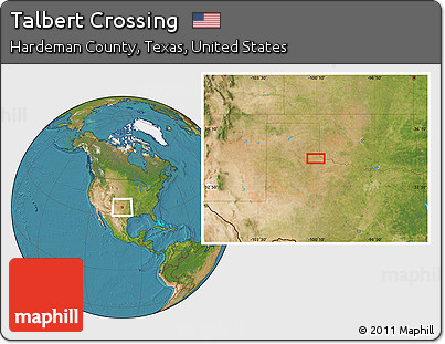 Satellite Location Map of Talbert Crossing