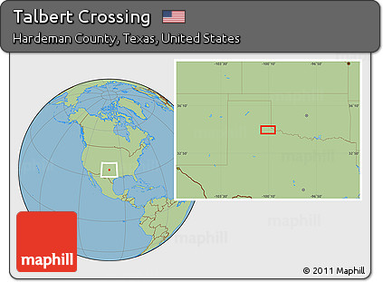Savanna Style Location Map of Talbert Crossing
