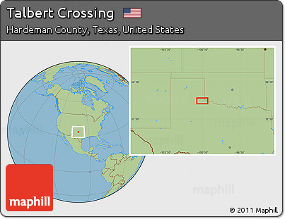 Savanna Style Location Map of Talbert Crossing