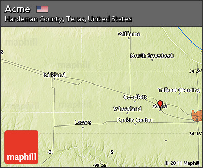 Physical Map of Acme