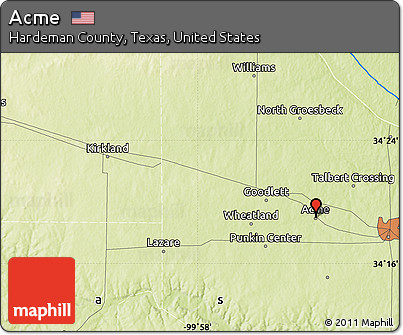 Physical Map of Acme