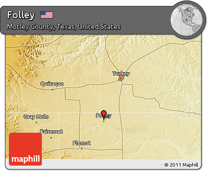 Physical 3D Map of Folley