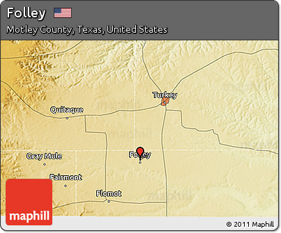 Physical 3D Map of Folley