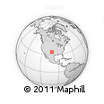 Outline Map of the Area around 34° 28' 56" N, 101° 4' 29" W, rectangular outline