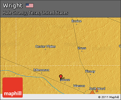 Physical 3D Map of Wright