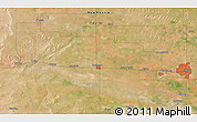 Satellite 3D Map of the area around 34° 28' 56" N, 103° 37' 30" W