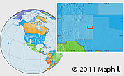 Political Location Map of the area around 34° 28' 56" N, 103° 37' 30" W