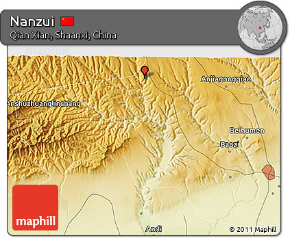 Physical 3D Map of Nanzui
