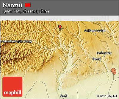 Physical 3D Map of Nanzui