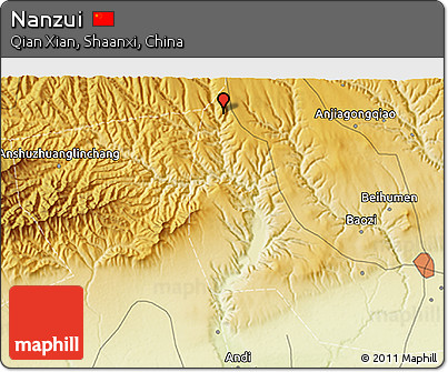 Physical 3D Map of Nanzui