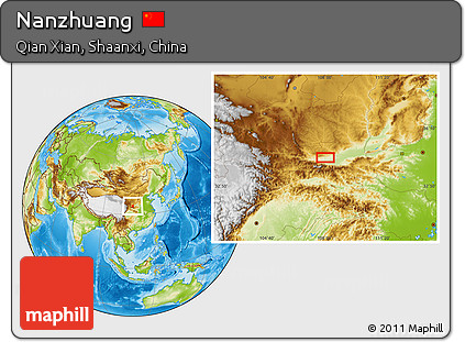 Physical Location Map of Nanzhuang