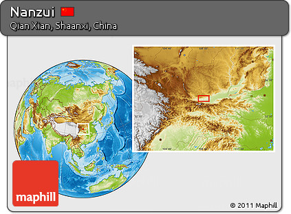 Physical Location Map of Nanzui