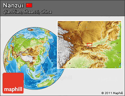 Physical Location Map of Nanzui