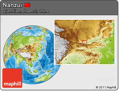 Physical Location Map of Nanzui