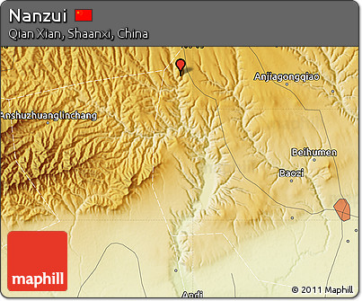 Physical Map of Nanzui