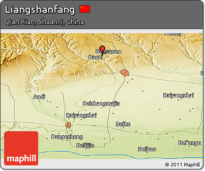 Physical Panoramic Map of Liangshanfang
