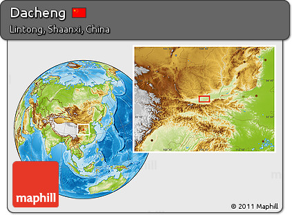 Physical Location Map of Dacheng