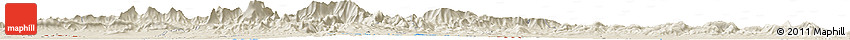 Shaded Relief Horizon Map of the Area around 34° 28' 56" N, 113° 7' 30" E